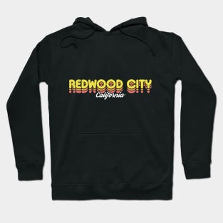 Retro Redwood City California Hoodie